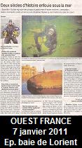 Ouest France, January 7, 2011, Lorient issue