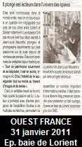 Ouest France, January 31, 2011