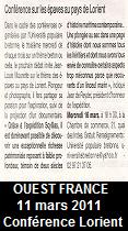 Ouest France, 11 mars 2011