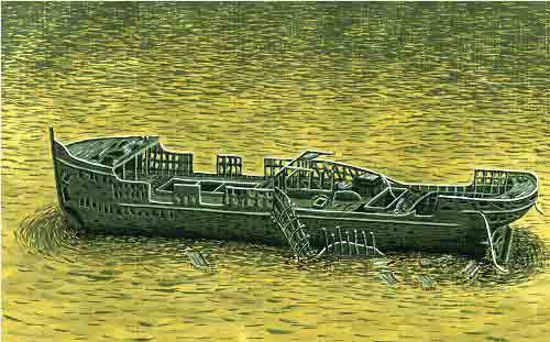 Le cargo Fetlar, première version